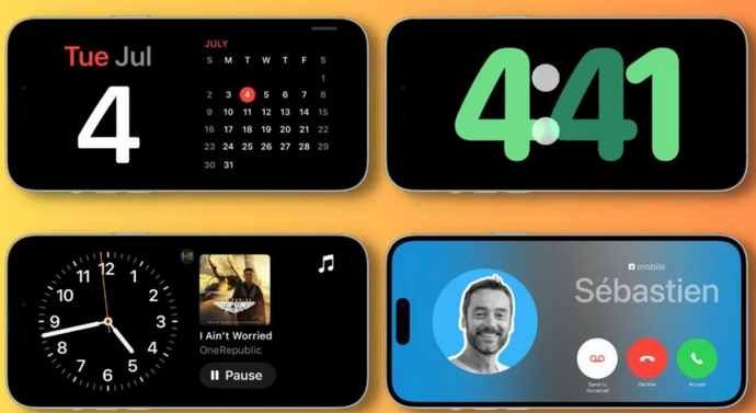 魏都苹果手机维修分享iOS17横屏充电待机显示有什么好处 