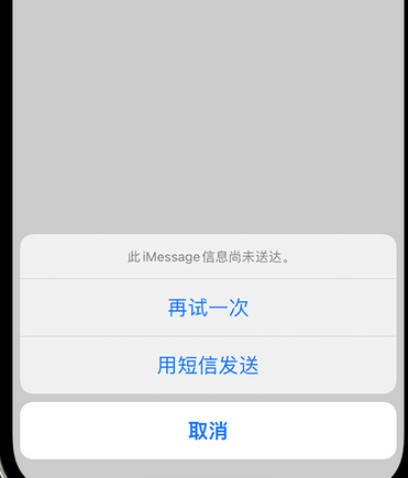 魏都apple维修iPhone上无法正常发送iMessage信息