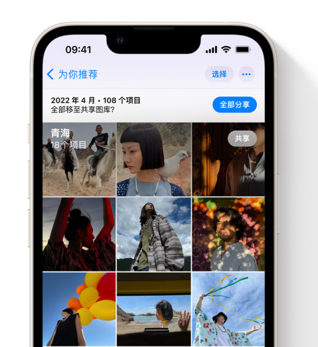 魏都苹果维修网点分享在 iPhone 上使用共享图库 