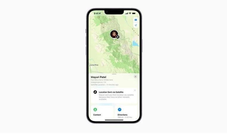 魏都苹果14维修分享iPhone14系列中 FindMy功能通过卫星分享位置方法教程 