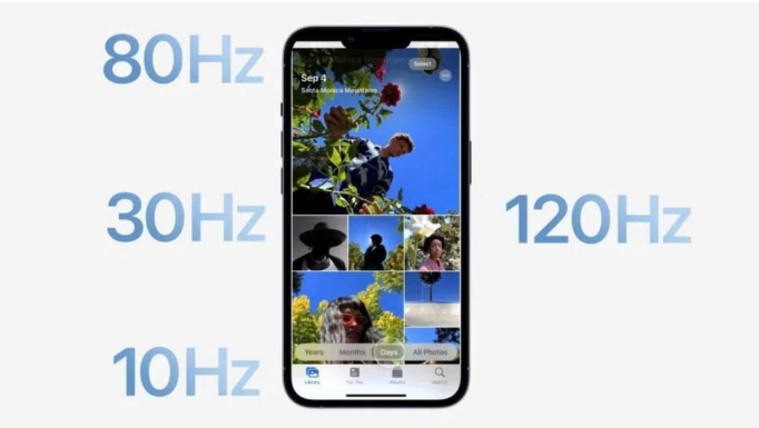 魏都苹果14维修分享iPhone 14有高刷吗 
