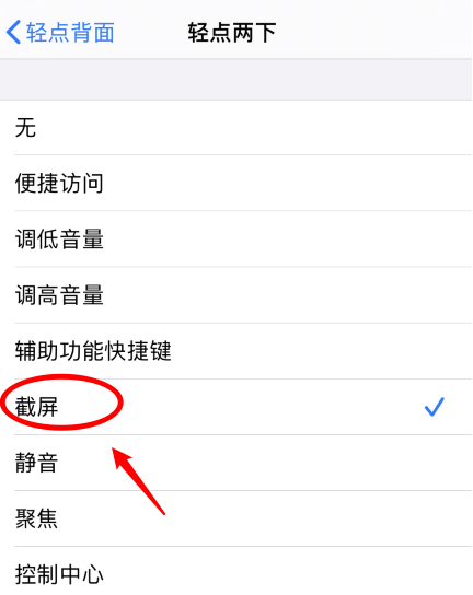 魏都苹果手机维修分享iPhone12如何启用双击截屏 